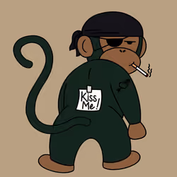 Kiss Me Monkey #3619