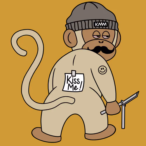 Kiss Me Monkey #5048