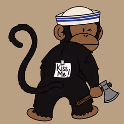 Kiss Me Monkey #4254