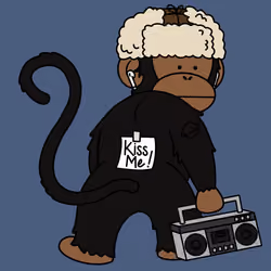 Kiss Me Monkey #5139