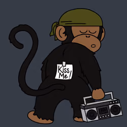 Kiss Me Monkey #3566