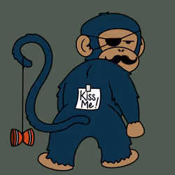 Kiss Me Monkey #3775