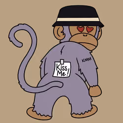 Kiss Me Monkey #8611