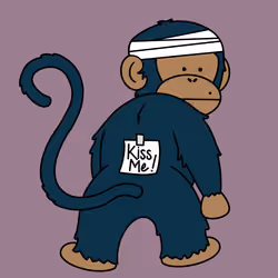 Kiss Me Monkey #7667