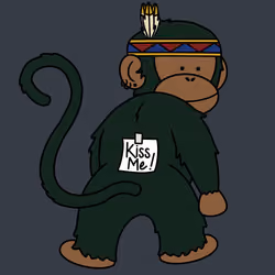 Kiss Me Monkey #8158