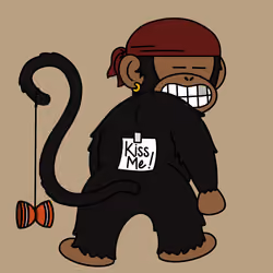 Kiss Me Monkey #1580