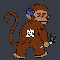 Kiss Me Monkey #2596