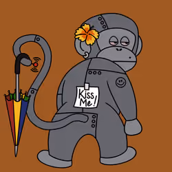 Kiss Me Monkey #1330
