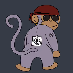 Kiss Me Monkey #9643