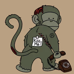 Kiss Me Monkey #4587