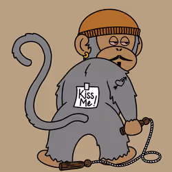 Kiss Me Monkey #9867