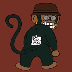 Kiss Me Monkey #4263