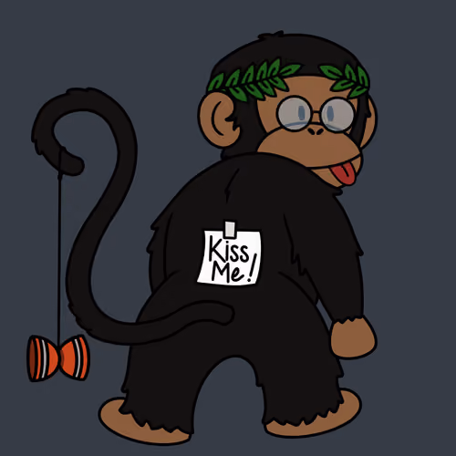 Kiss Me Monkey #3660