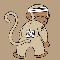 Kiss Me Monkey #1474