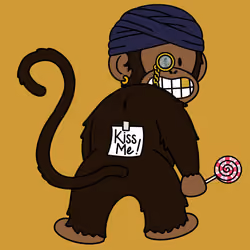 Kiss Me Monkey #9865