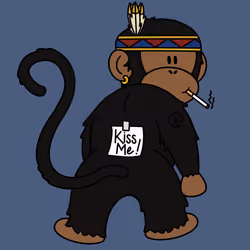 Kiss Me Monkey #7860