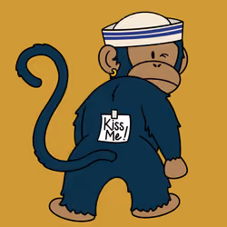 Kiss Me Monkey #3562