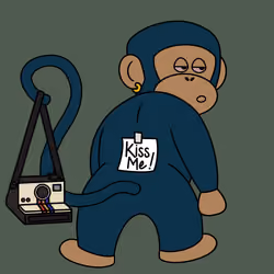 Kiss Me Monkey #9124
