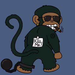Kiss Me Monkey #8440