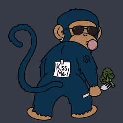 Kiss Me Monkey #3579