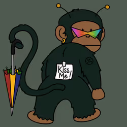 Kiss Me Monkey #2409