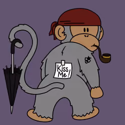 Kiss Me Monkey #4085