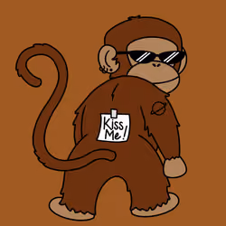 Kiss Me Monkey #5358