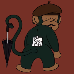 Kiss Me Monkey #7267