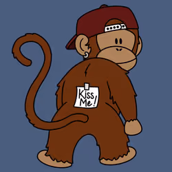 Kiss Me Monkey #7134