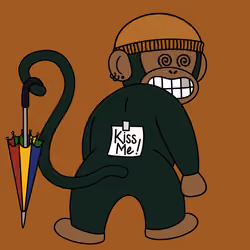Kiss Me Monkey #4422