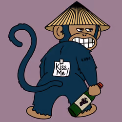 Kiss Me Monkey #9868