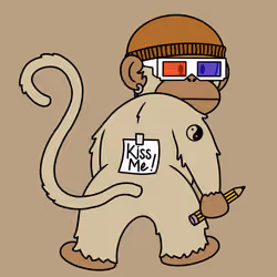 Kiss Me Monkey #3990