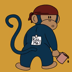 Kiss Me Monkey #4281