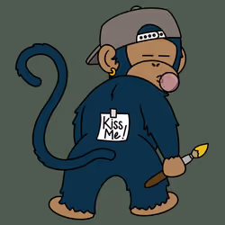 Kiss Me Monkey #9645