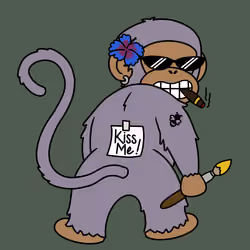 Kiss Me Monkey #3119