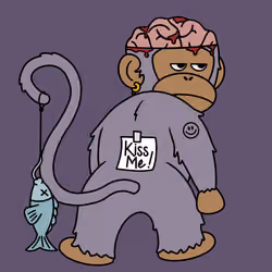 Kiss Me Monkey #2295