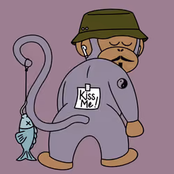 Kiss Me Monkey #8613
