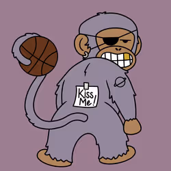 Kiss Me Monkey #3104