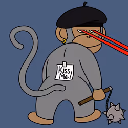 Kiss Me Monkey #6159