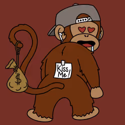 Kiss Me Monkey #4853