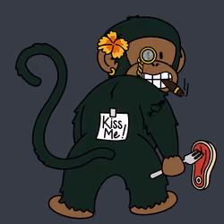 Kiss Me Monkey #7281