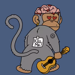 Kiss Me Monkey #8782