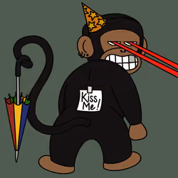 Kiss Me Monkey #8618