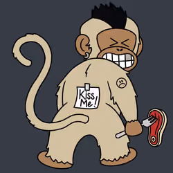 Kiss Me Monkey #786
