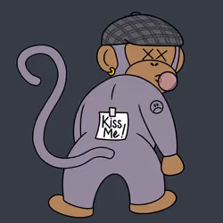 Kiss Me Monkey #5039