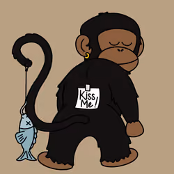Kiss Me Monkey #1048