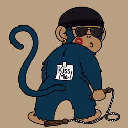 Kiss Me Monkey #9785