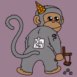 Kiss Me Monkey #3475
