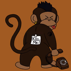 Kiss Me Monkey #5225