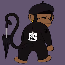 Kiss Me Monkey #7135